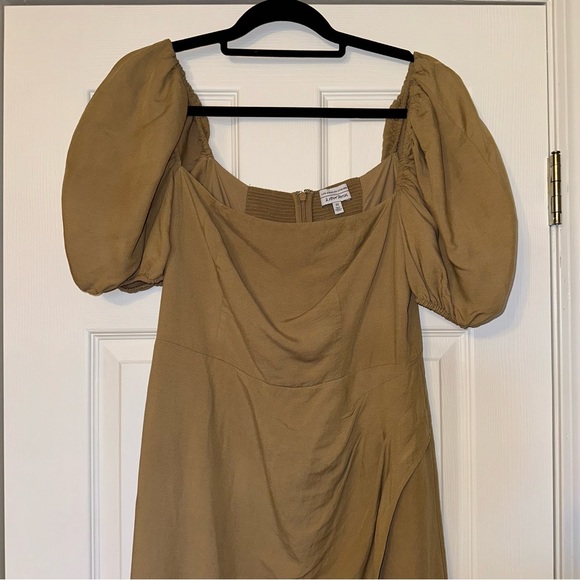 & Other Stories Fitted Puff Sleeve Midi
Dress - Picture 8 of 11